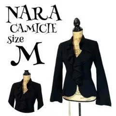 【高級】【II】NARA CAMICIE フリル ジャケット レディース