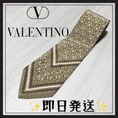 Valentino ヴァレンティ ネクタイ 総柄 イタリア製 パーティー