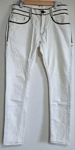DOUBLE STANDARD CLOTHING ホワイトデニム 36 S