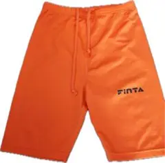 FINTA オレンジ ハーフ丈スパッツ　M