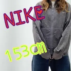 ナイキ コーデュロイジャケット 00s 筆記体ロゴ グレー L