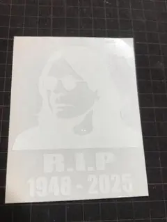 オジー・オズボーン Ozzy ロック デカール ステッカー シール 2 白
