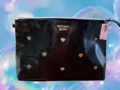 [値下げ][新品][1点限り]Victoria's Secretブラックポーチ大