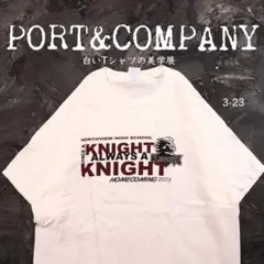 PORT&COMPANY 白Tシャツ KNIGHTS XL