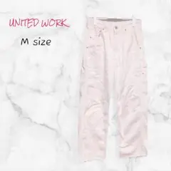 UNITED WORK ジーンズ デニム ホワイト Mサイズ
