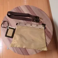 レノマ　バッグ付属品（ポーチ　パスケース　ショルダーベルト）