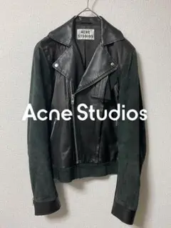 最終値下げacne studious ライダース 楽天市場】ACNE STUDIOS ライダースジャケットの通販