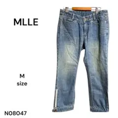 ★美品★MLLE デニム 7分丈 ジーンズ M レディース オンワード