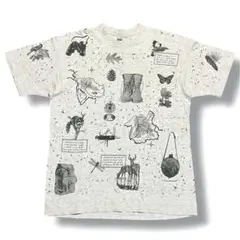 rel e vant products 90s USA製 総柄 アートtシャツ