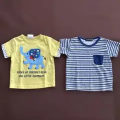 Tシャツ2点セット　80㎝