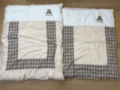 Burberry バーバリー ベビー布団セット 出産準備 西川産業 日本製 美品
