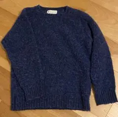 美品 Shetland Woollen Co. シェットランドセーター XS