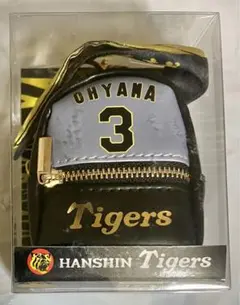 2025阪神タイガース 大山悠輔 スカーフ付チャームリュック GiGO グレー