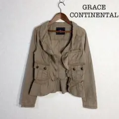 GRACE CONTINENTAL ミリタリージャケット グレースコンチネンタル