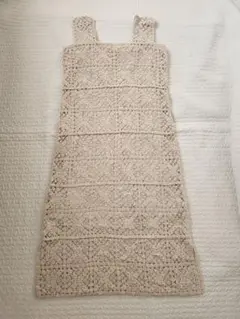 Bab クロシェロングワンピース エクリュ タグ付き新品未使用