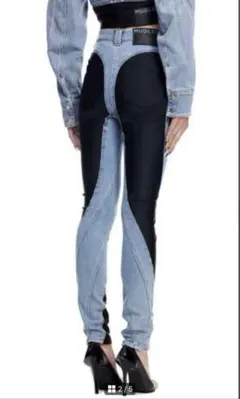 h&m MUGLER スキニーデニム 34