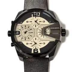 DIESEL メンズ 腕時計 4タイム表示 7391 革 新品