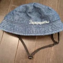 Papapapark デニムハット サイズ52