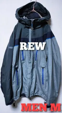 REW スノーボードウェア 雪山 ジャケット アールイーダブリュー メンズM