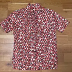 men's Pana かりゆしウェアSサイズ　アロハシャツ沖縄 半袖シャツ