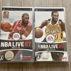 NBA LIVE 07 & 08 PSP 2本セット