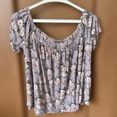 レディース　Soft & Sexy 花柄 半袖トップス Mサイズ