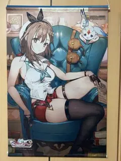 ライザのアトリエ ライザ B2 タペストリー プレミアムライブ くじ