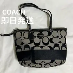 COACH ロゴパターン ハンドバッグ