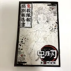 鬼滅の刃 鬼殺隊報特別報告書