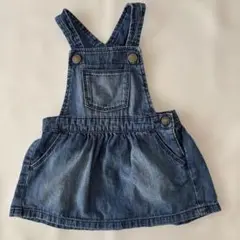 Baby GAP キッズ デニムジャンパースカート サロペット80