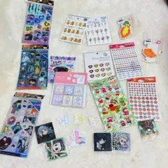 未使用品☆ キャラクターシールセット色々セット　シール平成シール　激かわ