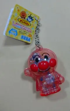 それいけ!アンパンマン シャカシャカクリアキーホルダー 赤