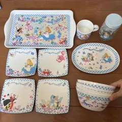 【新品未使用】ディズニー 不思議の国のアリス カトラリーセット