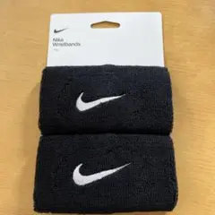 【新品未使用】NIKE ナイキ　ワイドリストバンド　ブラック　黒
