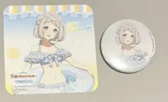 スイパラ　海の家　リーリヤ　缶バッジ　コースター