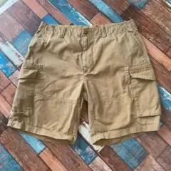 即日発送！ラルフローレン カーゴショートパンツ ベージュ ゆるダボ メンズ古着