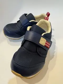 MOONSTAR ネイビー キッズシューズ ベルクロ　KDI
