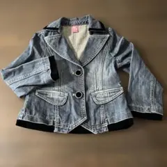 黒デニムジャケット