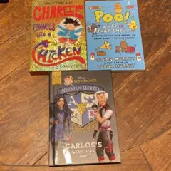 洋書3冊セット - Charlee, Poop!, Descendants