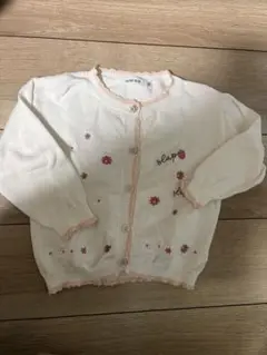 bebeプティボワヴェール100cmカーディガン