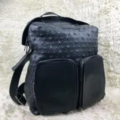 美品✨ジミーチュウ リュック レノックス エンボススター 黒 バックパック