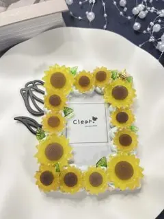 [265] 夏 ひまわり畑❶ ホイップデコ トレカデコ 硬質ケース B8