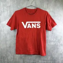 VANSスケーターストリートTシャツ/USA製/ユニセックス/レッド