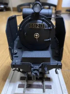 鉄道模型 蒸気機関車 D51 1/42 精密金属製 レール、アクリルケース付き