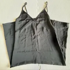 ★美品 UNIQLO キャミワンピース S 黒★