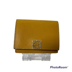 LOEWE 折財布 トリフォールド アナグラム 6cc イエロー
