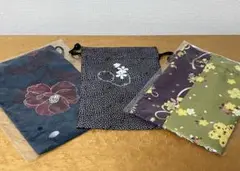【未使用】巾着袋　３枚セット