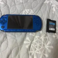 PSP 青色 本体とメモリースティック