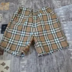 ハーフパンツ　フォーマル　チェック