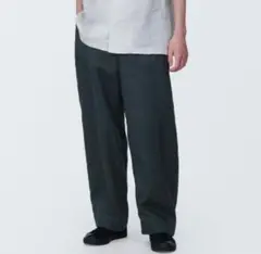 【size L】無印良品 ラミーペインターパンツ
